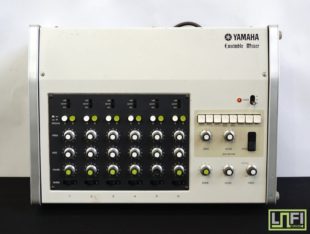 Yamaha EM-90 Vintage Analogue Beatbox Drum Machine Mixer W/ Spring