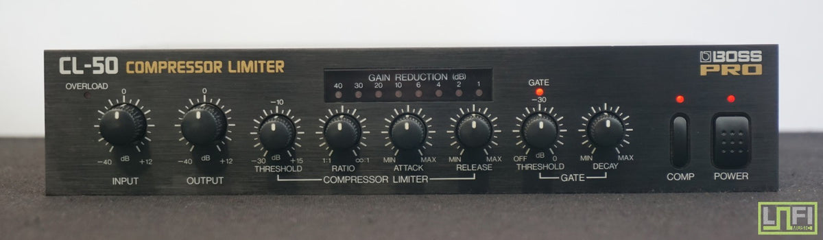 Boss PRO CL-50 Compressor Limiter 1/2U Micro Rack Mount Signal