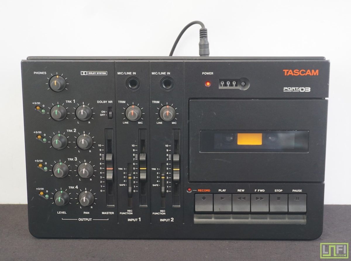 Tascam Porta 03 - 4 Track Analogue Cassette Recorder - Pro