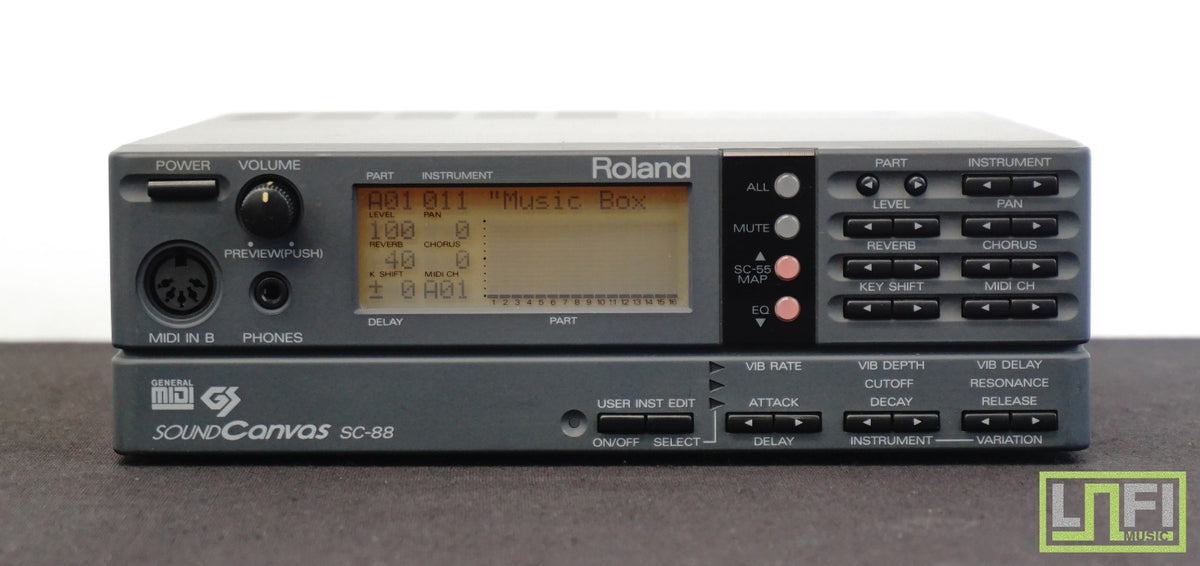 Roland Sound Canvas SC-88 Polyphonic Sound Module w/ Effects