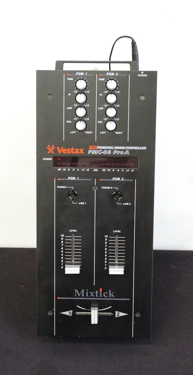 Vestax PMC-06 Pro A Slim Professional Mixtick Mixer DJ Mixing