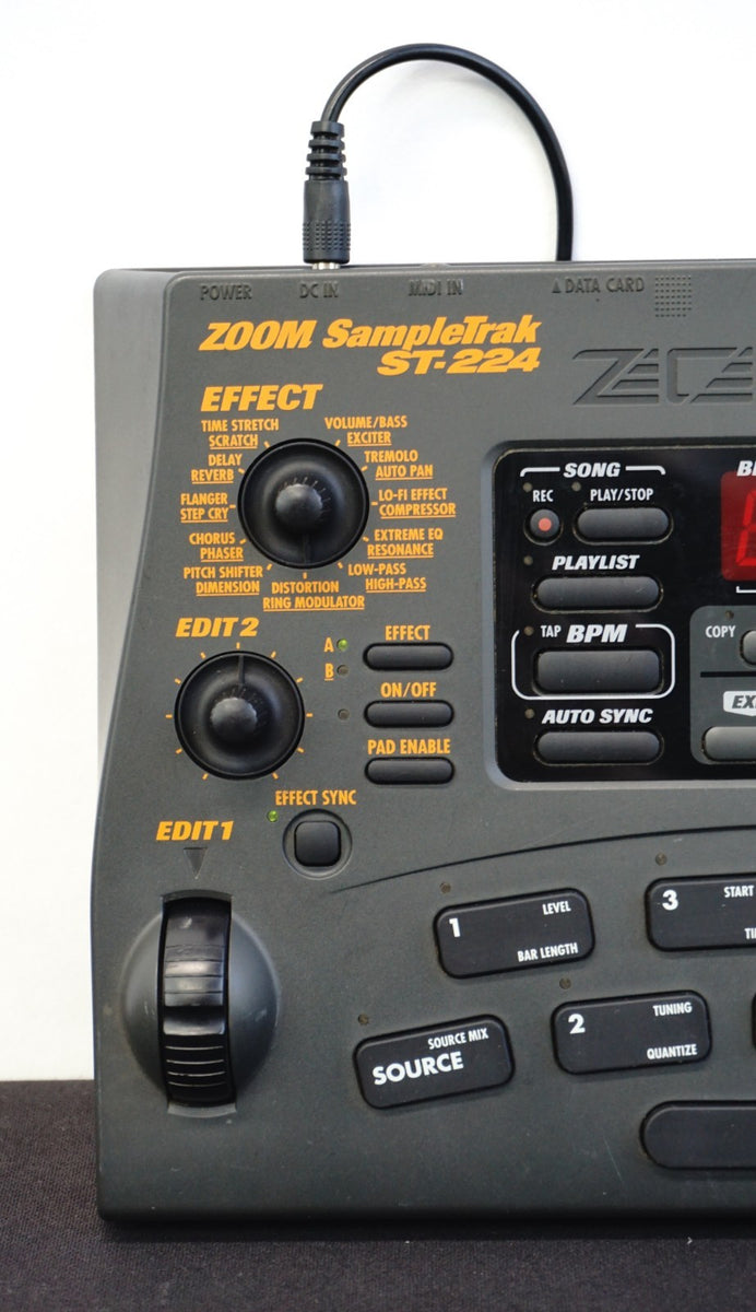 Zoom ST-224 SampleTrak Drum / Groove Machine & Sampler – LOFI Music