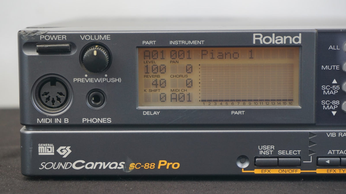Roland Sound Canvas SC-88 Pro Polyphonic Sound Module w/ Effects