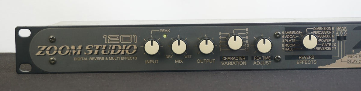 Zoom Studio 1201 Digital Reverb Multi Effects Processor & Vocoder