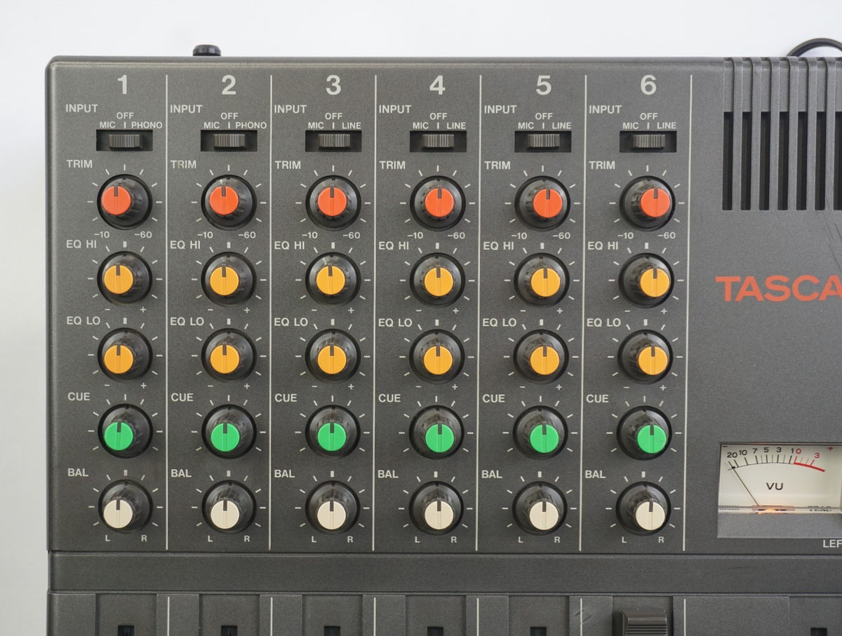 Tascam M-06 ST 6 Channel Vintage Analogue Mixer - 100V – LOFI Music