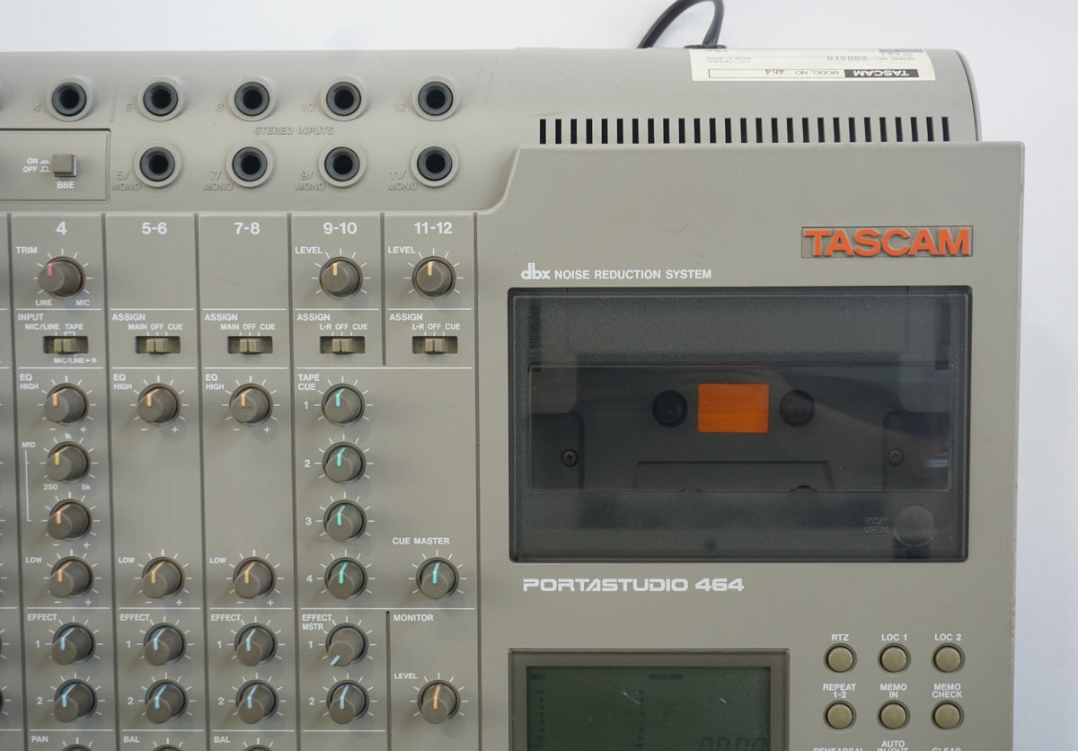 Tascam Portastudio 464 4 Track Multitrack Cassette Recorder Pro