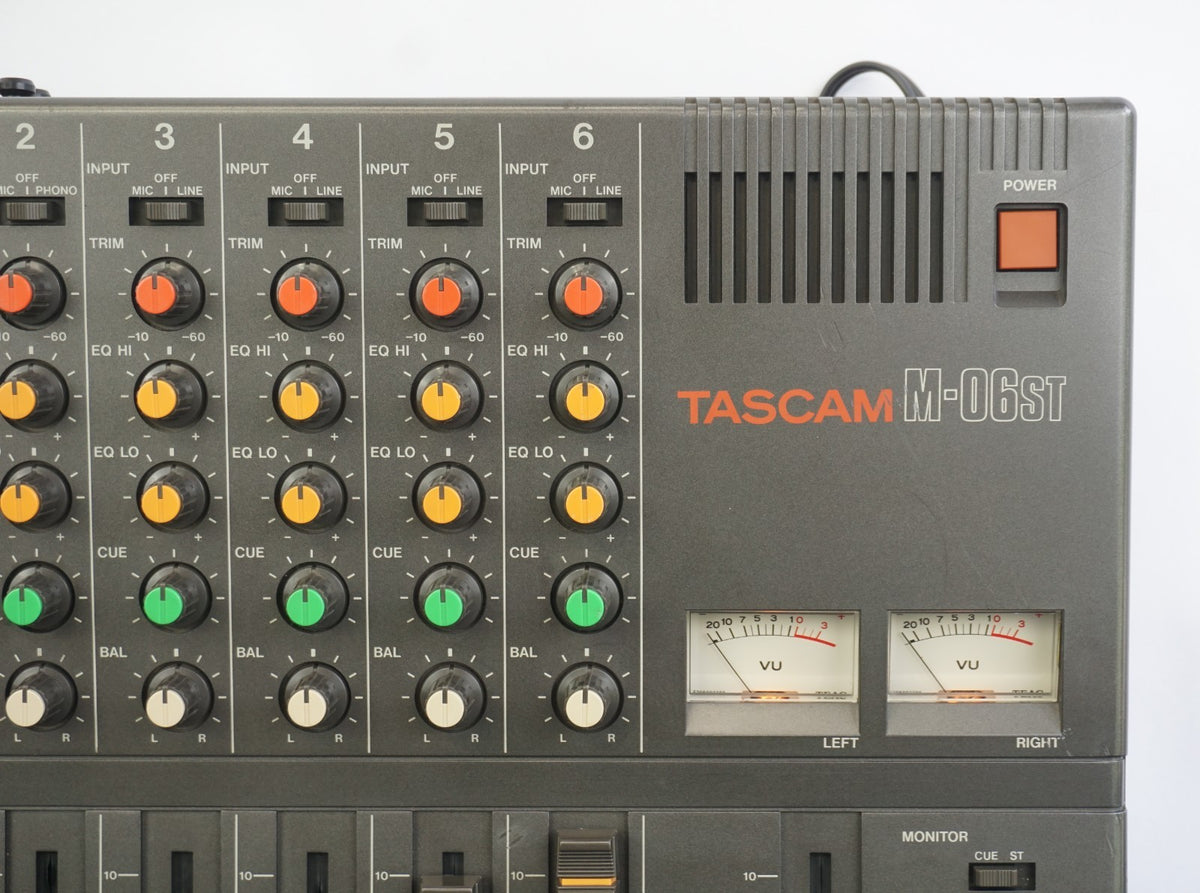 Tascam M-06 ST 6 Channel Vintage Analogue Mixer - 100V – LOFI Music