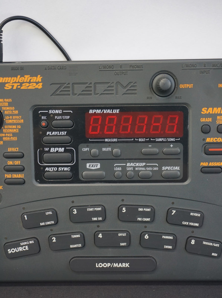 Zoom ST-224 SampleTrak Drum / Groove Machine & Sampler – LOFI Music