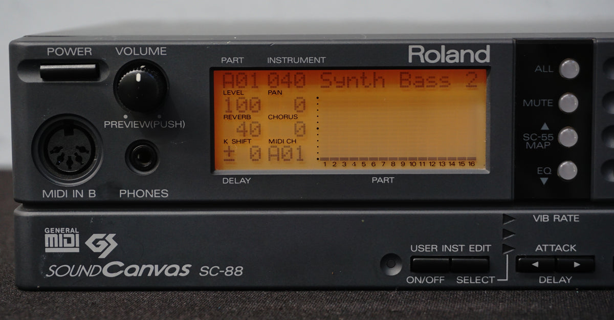 Roland Sound Canvas SC-88 Polyphonic Sound Module w/ Effects