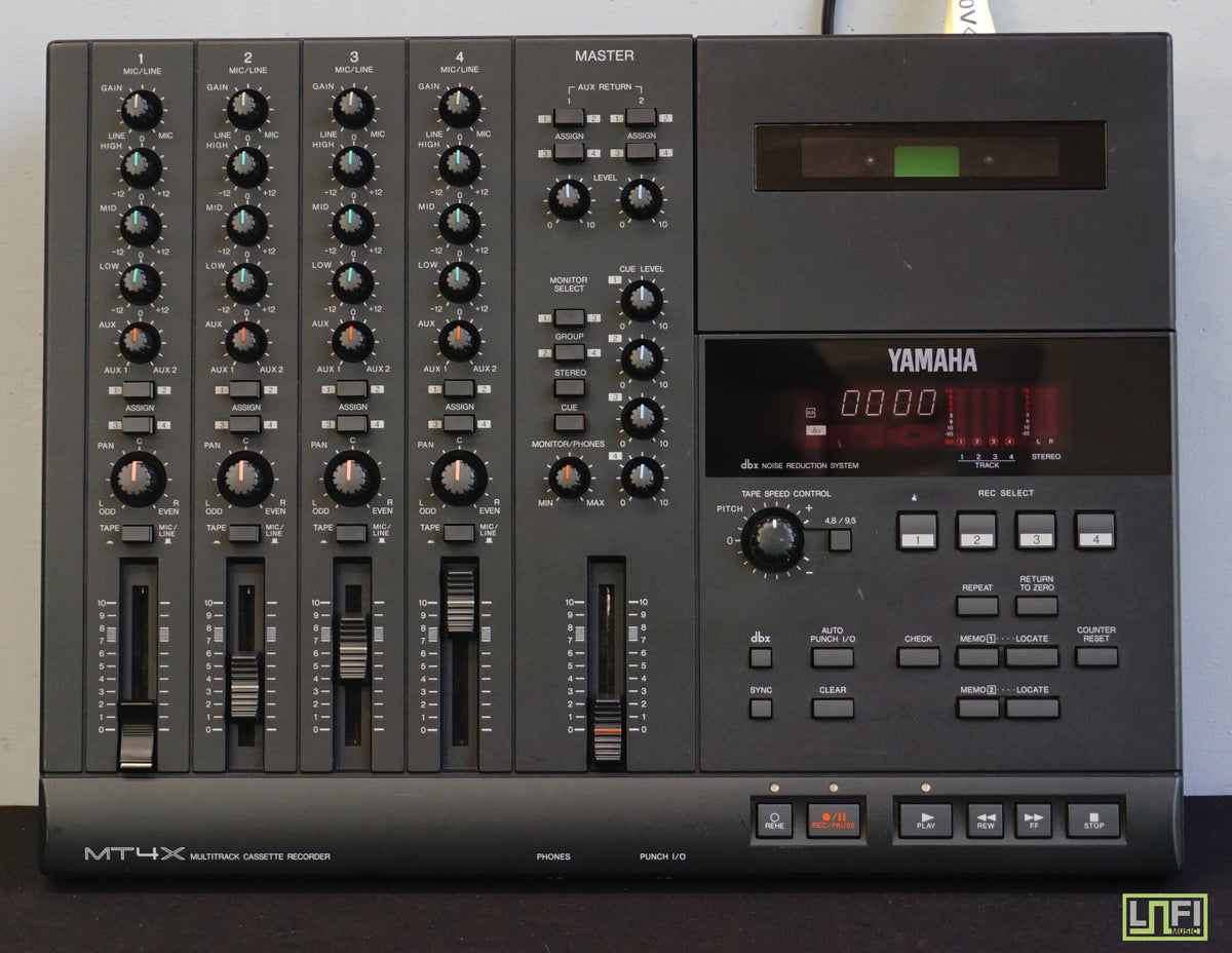 Yamaha MT4X Four Track Multitrack Cassette Tape Recorder Serviced