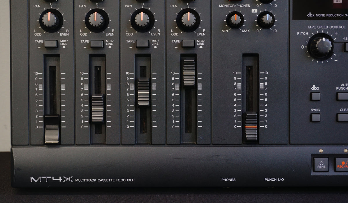 Yamaha MT4X Four Track Multitrack Cassette Tape Recorder Serviced