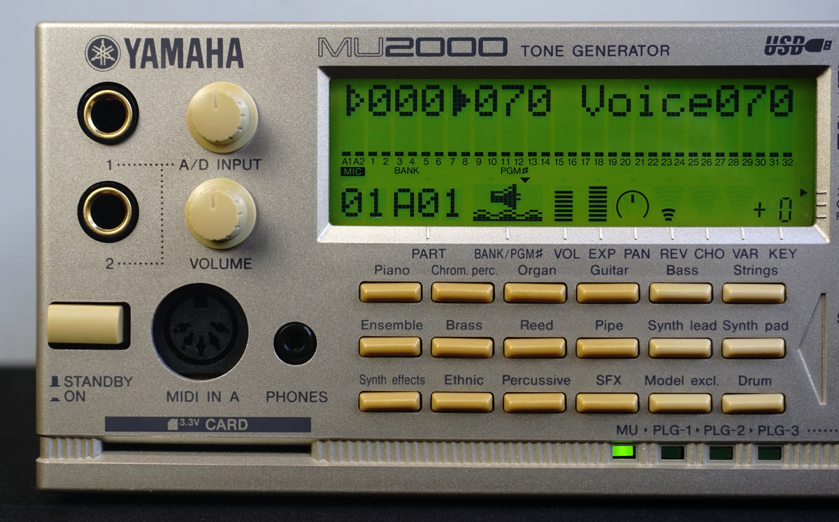 Yamaha MU2000 Tone Generator Polyphonic Synthesiser Sound Module – LOFI  Music