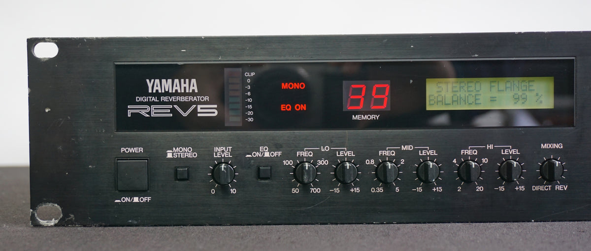 Yamaha Rev-5 Vintage Programable Stereo 80's Digital Reverberator