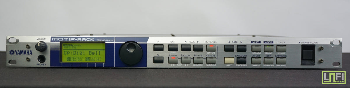 YAMAHA MOTIF-RACK 初代MOTIF音源モジュール、電源アダプタ Yamaha Motif-Rack Tone Generator 1U Synthesiser Module W/ MIDI