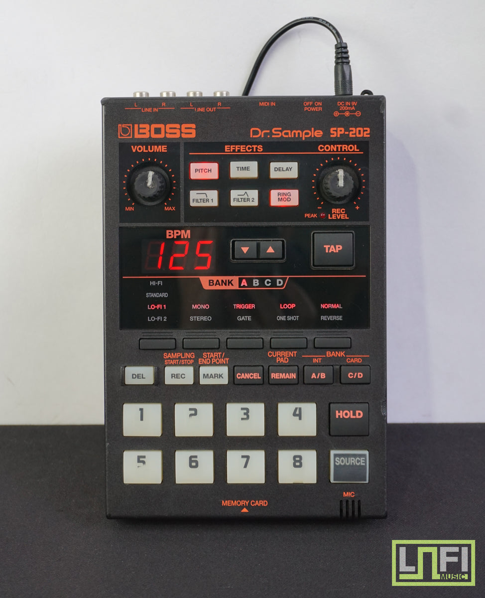 Roland Boss SP 202 Dr Sample Drum Machine Sampler Sequencer Lo-fi