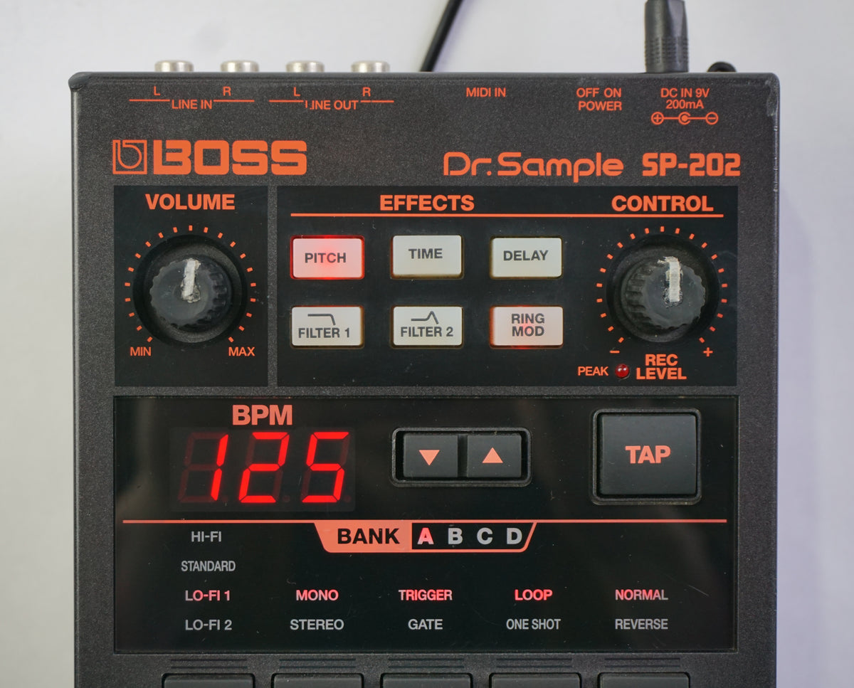 Roland Boss SP 202 Dr Sample Drum Machine Sampler Sequencer