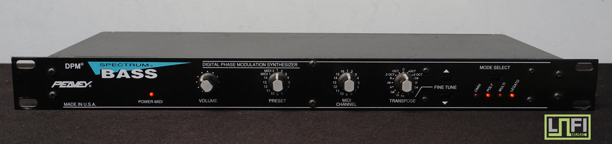 Peavey Spectrum Bass 90's Classic Bass Sound Synthesiser 1U
