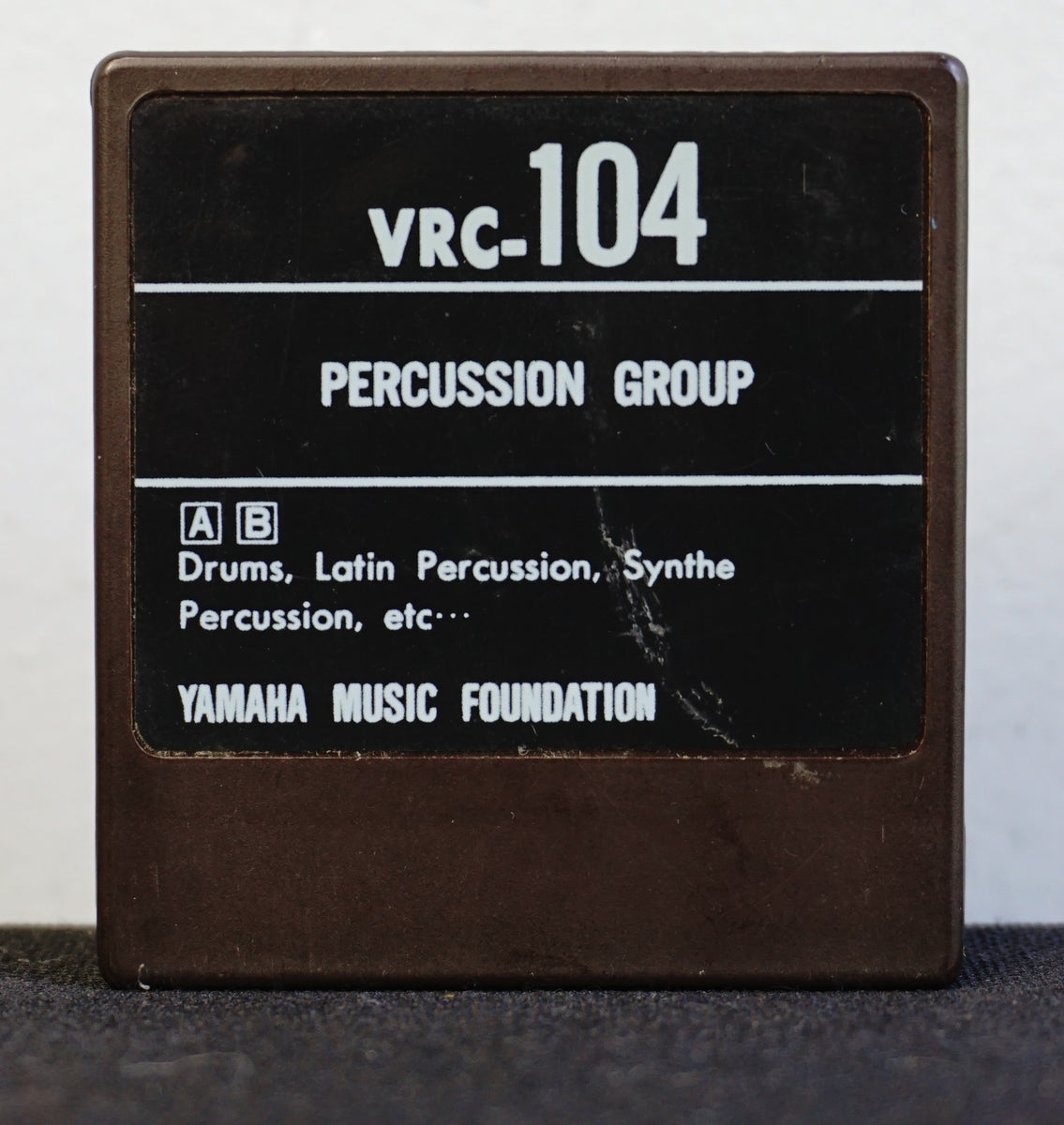 YAMAHA 「VRC-104」DATA CARTRIDGE for DX7 YAMAHA DX7 VOICE ROM VRC-104 PERCUSSION GROUP Cartridge for