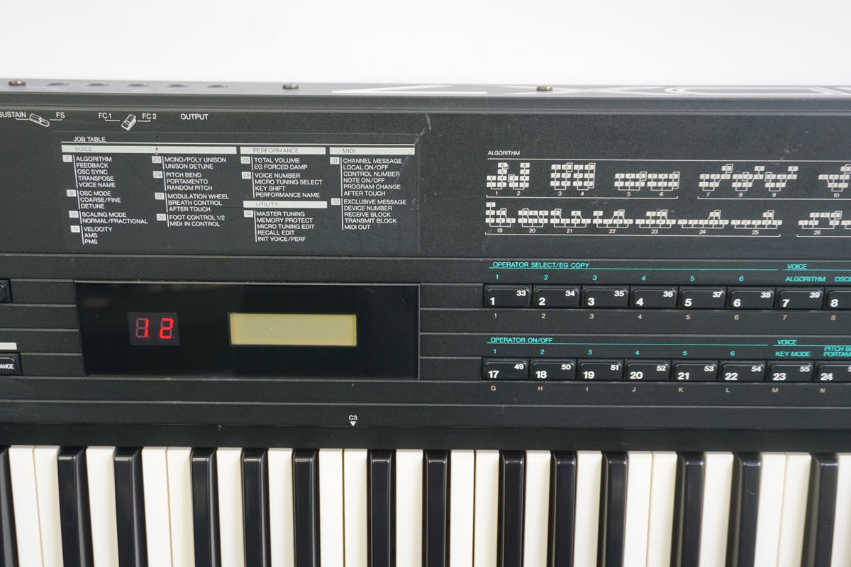 Yamaha DX7S 80s Digital Polyphonic FM Synthesiser - 100V – LOFI Music