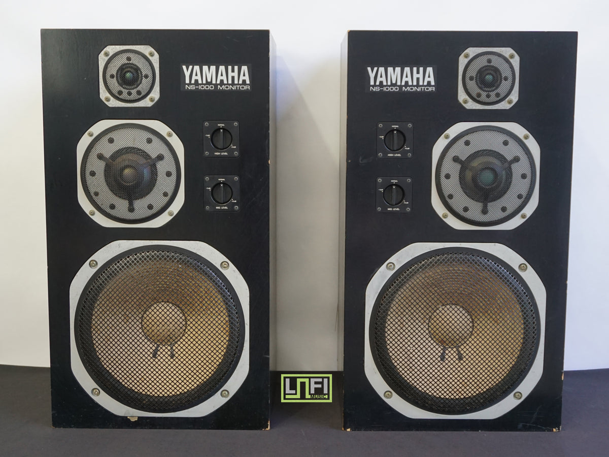 YAMAHA NS-1000M  動作品　♪♪ Yamaha NS-1000M High Quality Monitor Speaker System Matched