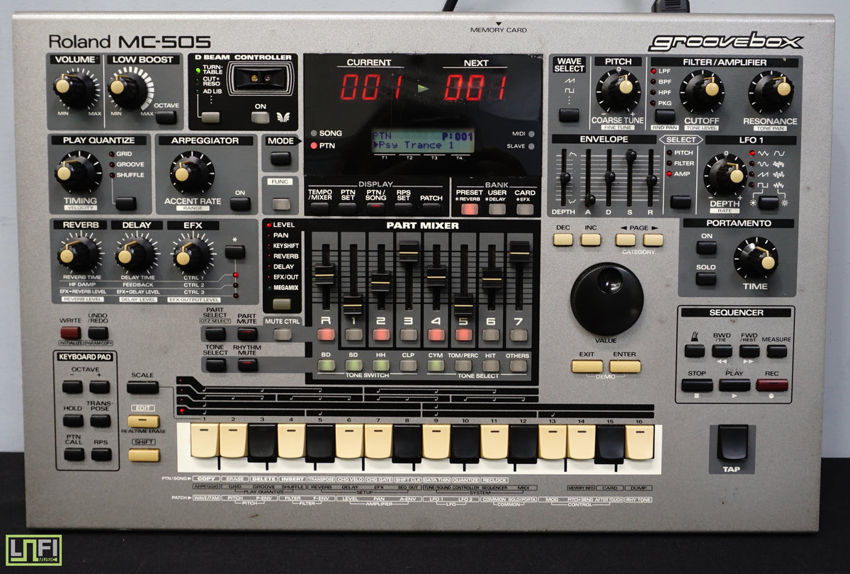 最新情報Roland groovebox mc-307 グルーヴボックス 音源モジュール