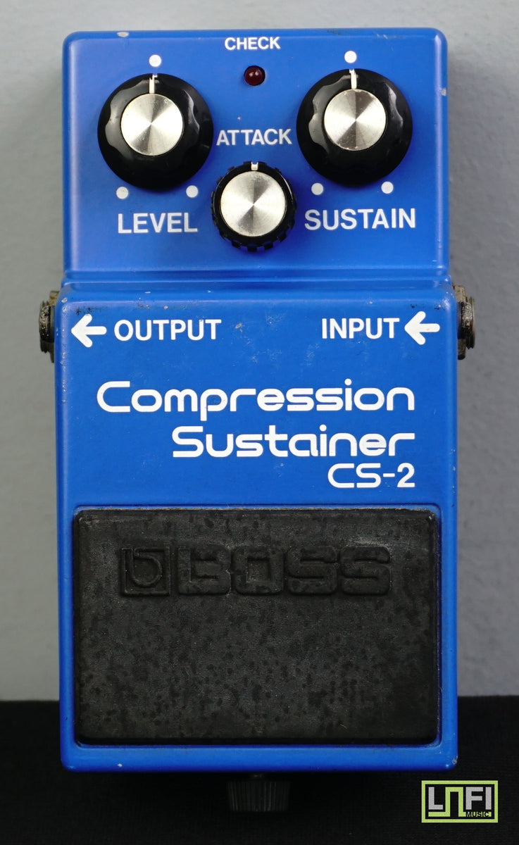 BOSS CS-2 Compression Sustainer 1983 Vintage Guitar Pedal Made in Japan ACA