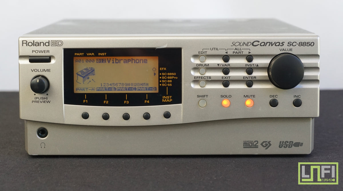Roland ED Sound Canvas SC-8850 Polyphonic Sound Module w/ Effects