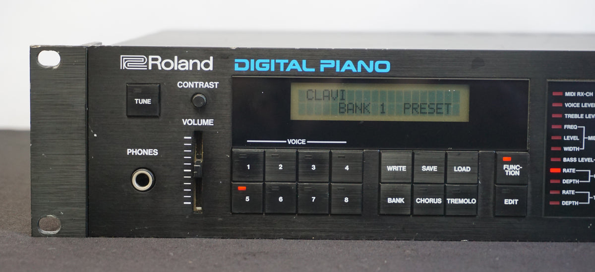 Roland MKS-20 80s Digital Piano Vintage 2U Rack Synthesiser Piano