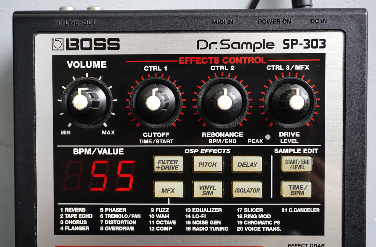 Roland Boss SP 303 Dr Sample Drum Machine Sampler Sequencer Lo-fi 
