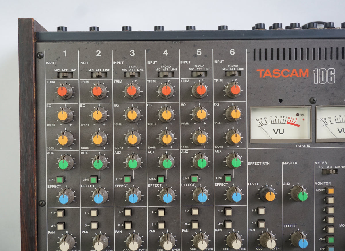 Tascam M-106 6 Channel Vintage Analogue Mixer - 100V – LOFI Music