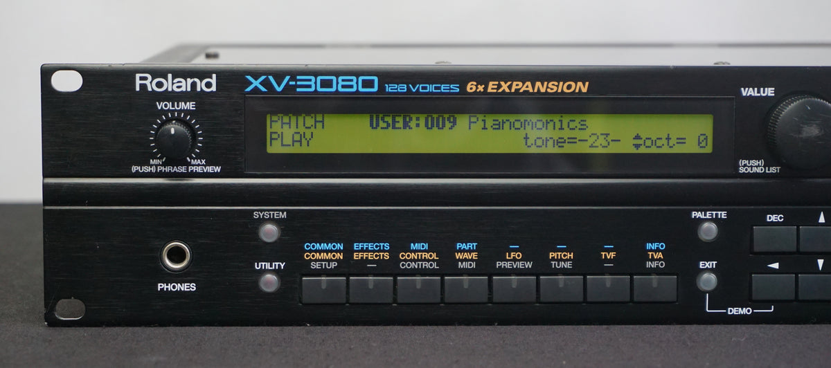Rolandローランド・音源モジュール シンセサイザーXV-3080 Roland XV-3080 | Vintage Synth Explorer