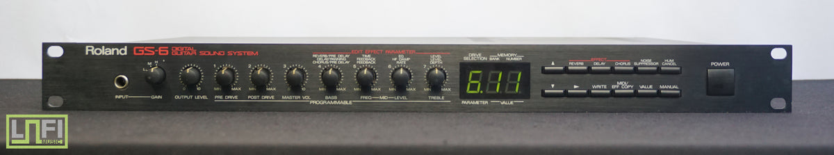Roland GS-6 Vintage 80's Digital Guitar Sound System Preamp