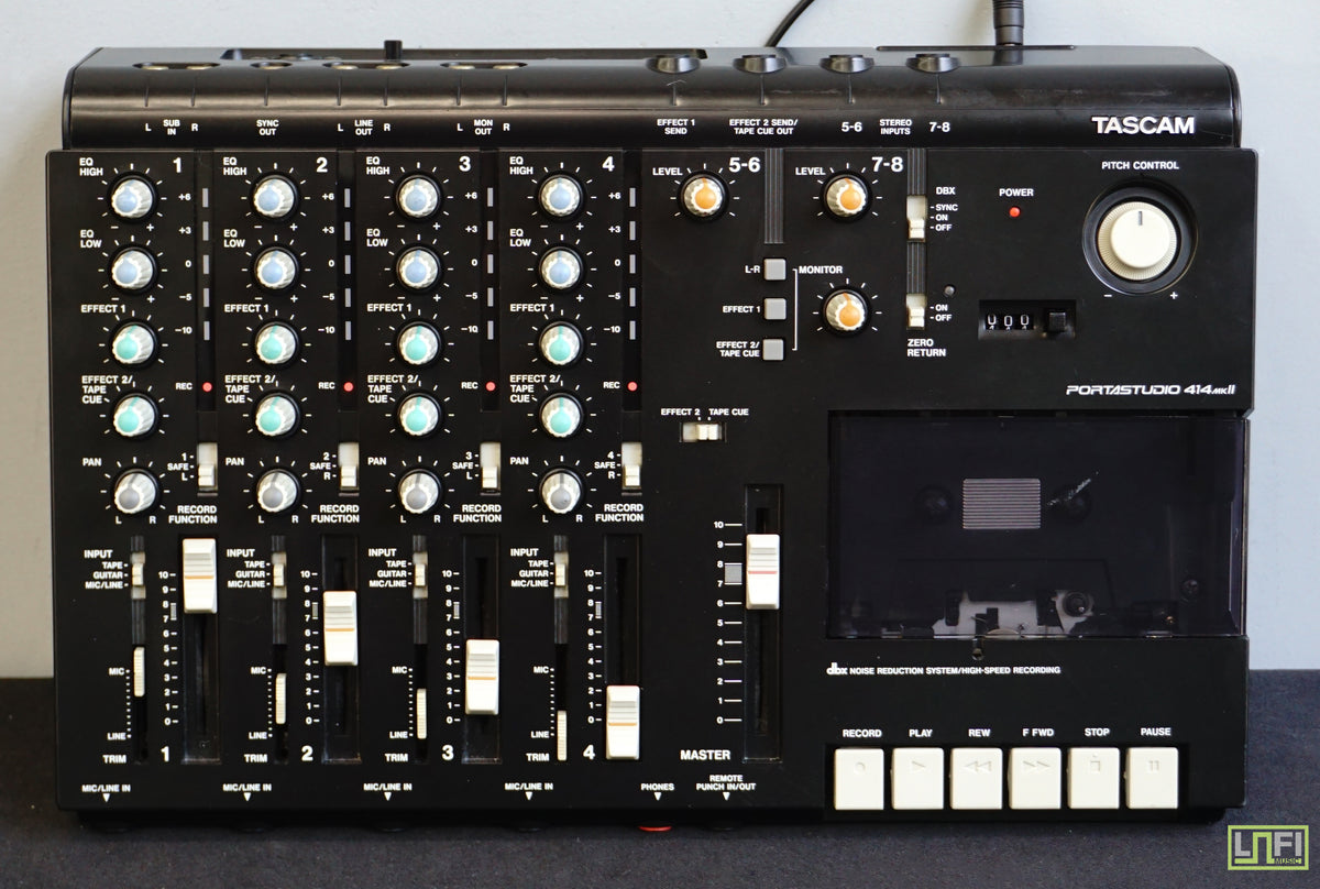 Tascam Portastudio 414 MKII Vintage 4 Track Multitrack Cassette Tape  Recorder