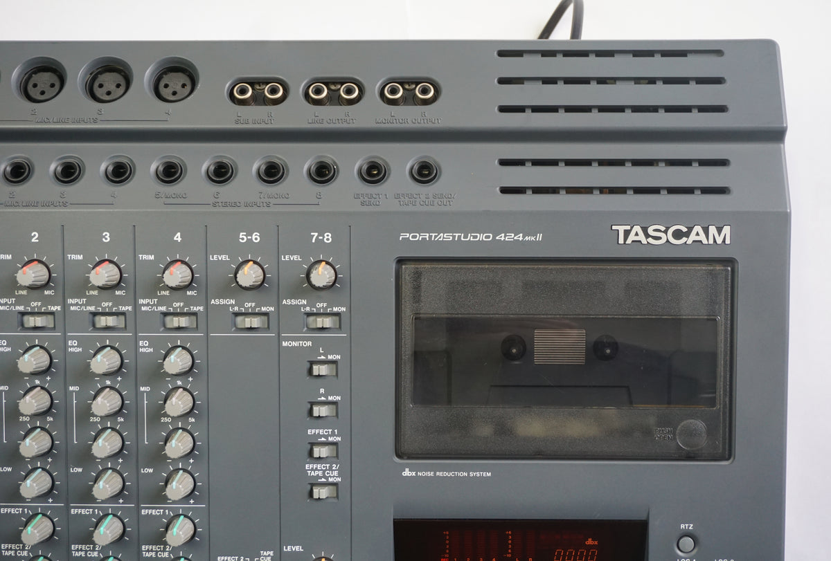 配信機器・PA機器・レコーディング機器 TASCAM PORTASTUDIO 424 mkII Tascam Portastudio 424MKII 4-Track Cassette Mixer Recorder