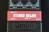 Arion SAD-3 Bucket Brigade Analogue Stereo Delay Guitar Effects Pedal