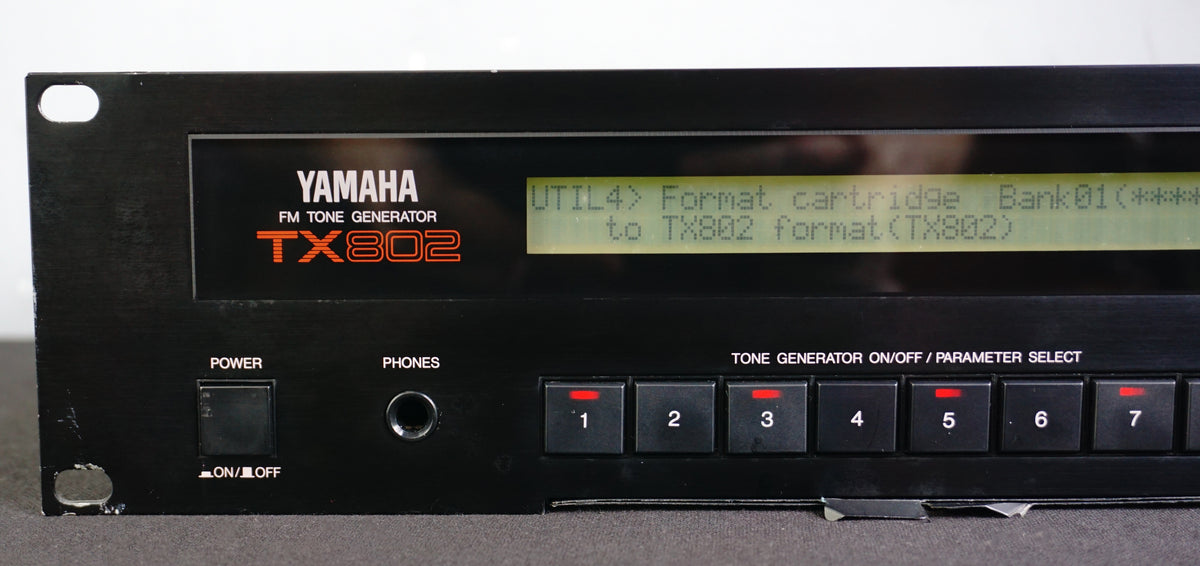 Yamaha TX802 2U Rack Mount Digital FM Synthesiser 1987 - (DX7II