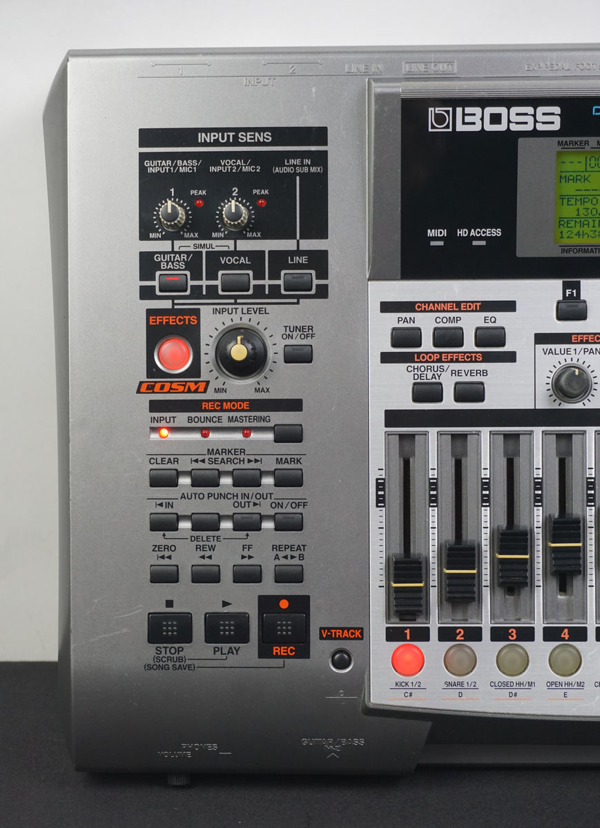 Boss BR-1200 CD Digital Multitrack Recording Studio W/ 40GB