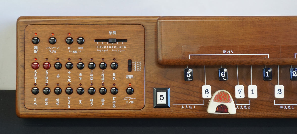 Suzuki TES-100 Waraku Electric Taishogoto Koto Synthesiser Harp w