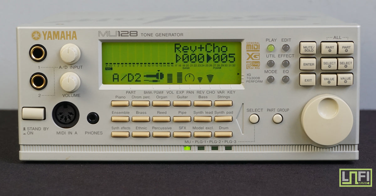Yamaha MU128 90's Tone Generator Polyphonic Synthesiser Sound