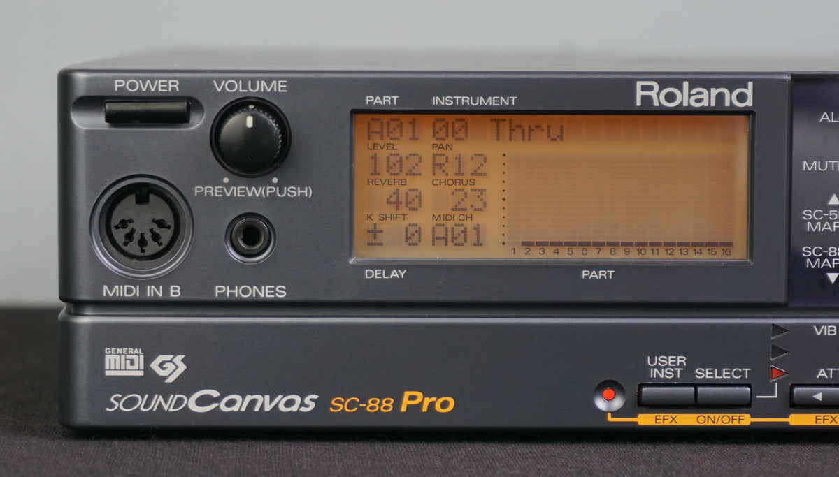 Roland Sound Canvas SC-88 Pro Polyphonic Sound Module w