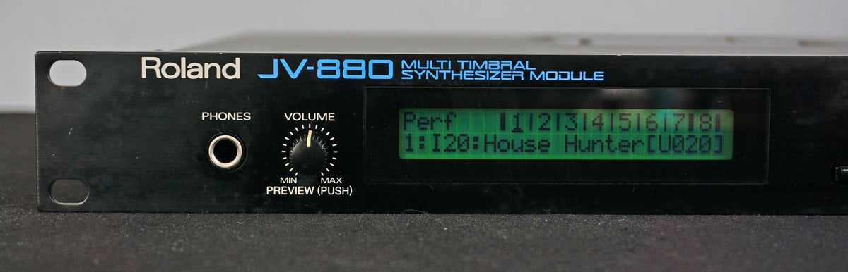 ROLAND JV-880 音源モジュール　SESSION付 Roland JV-880 | A small monster - YouTube
