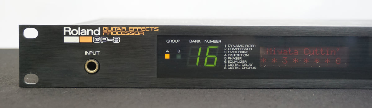 Roland GP-8 Vinatge Guitar Effects Processor Made In Japan - 100V 