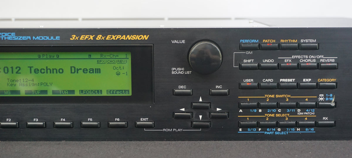 Roland JV-2080 Synthesiser Expandable Rack Mount MIDI Sound