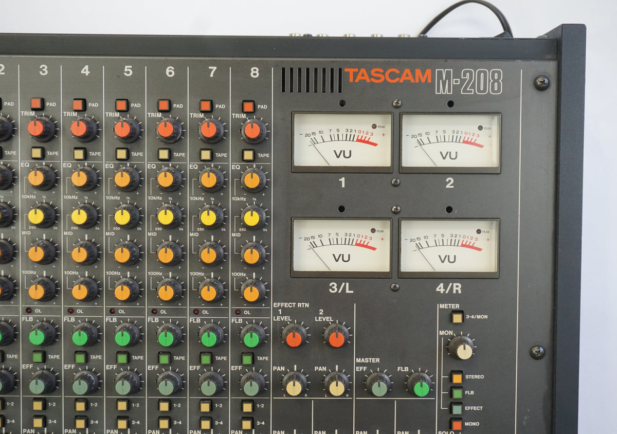 Tascam M-208 8 Channel Vintage Analogue Mixer - 100V – LOFI
