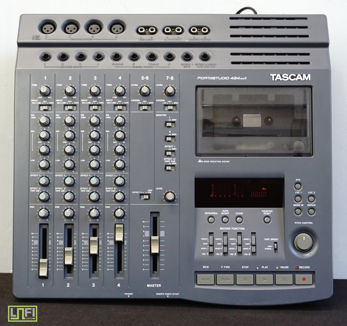 TASCAM 424MKⅡ マルチトラックレコーダー 4チャンネル Tascam Portastudio 424MKII 4-Track Cassette Mixer Recorder