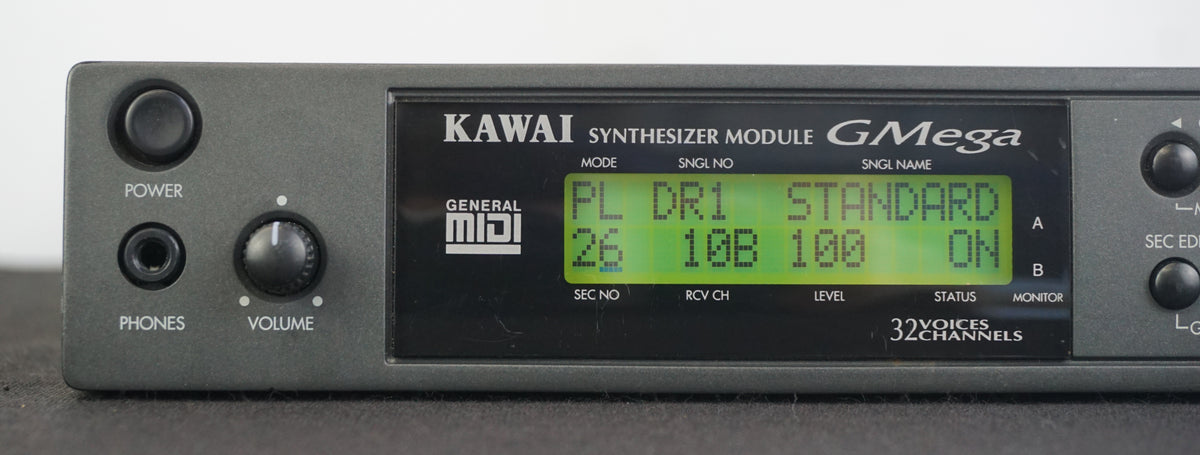 Kawai GMega Synthesiser Module W/ General Midi 1/2 U Mini Rack