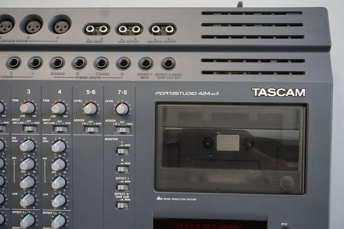 Tascam Portastudio 424 MKII 4 Track Cassette Tape Recorder