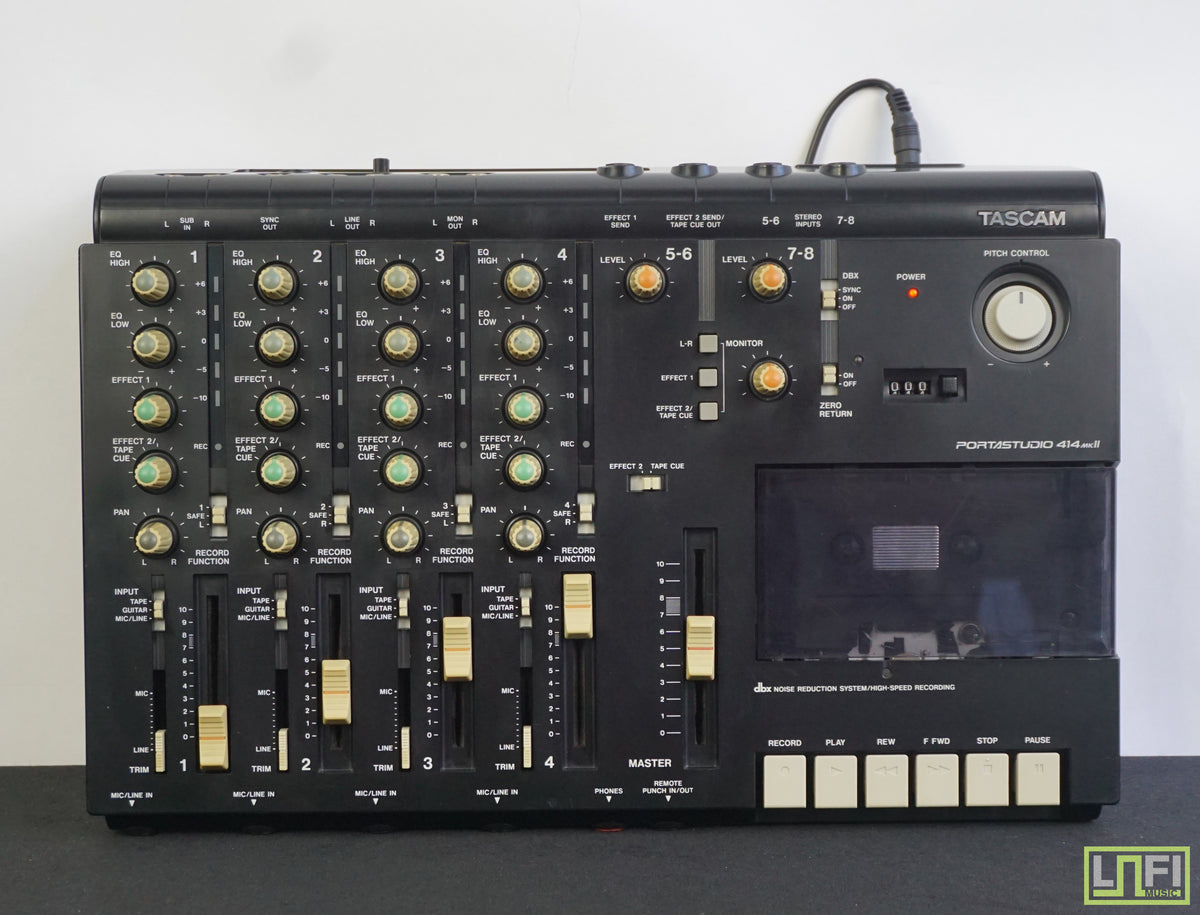 Tascam PORTA STUDIO 414 MKⅡ MTR レコーダー 美品 TASCAM タスカム PORTASTUDIO 414 MKⅡ カセットテープ マルチ