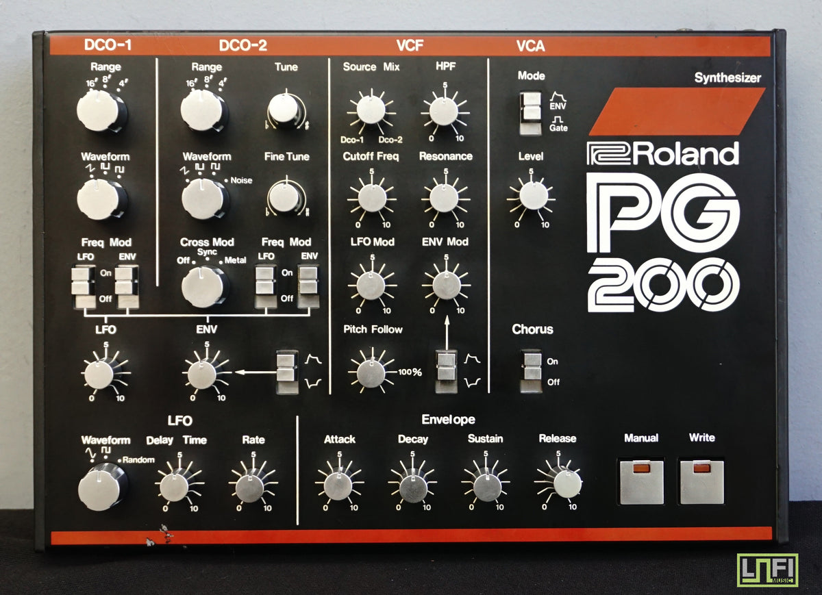 Roland PG-200 Synthesiser Programmer For JX-3P, MKS-30 and