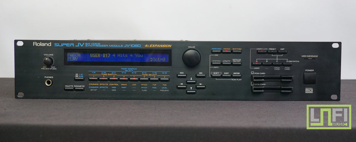 Roland JV-1080 シンセサイザーモジュール Roland JV-1080 | Vintage Synth Explorer